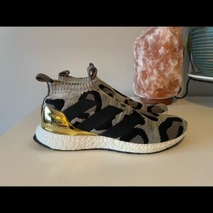 Like New - Adidas Ace 16+ UltraBoost: Animal Print Gold (Rare)